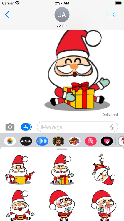 Santa Kawaii Stickers Packs