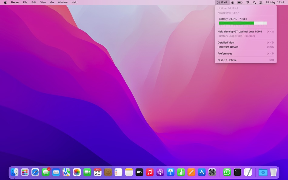 #2. GT Uptime (macOS) 게시자: Gennaro Eduardo Tangari