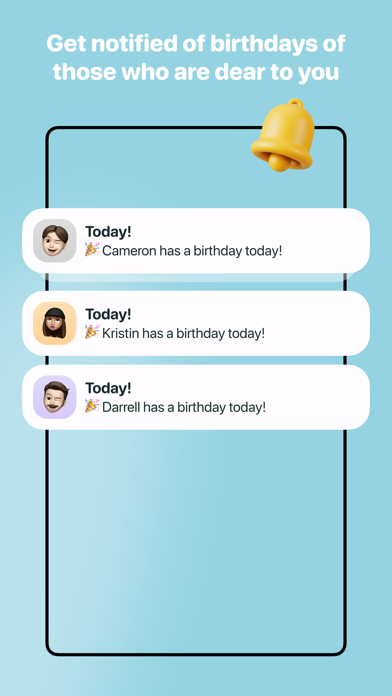 Today! Birthday AI Reminder Screenshot