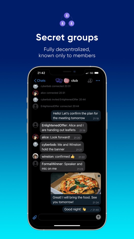 #4. SimpleX Chat: secure messenger (iOS) 게시자: SimpleX Chat
