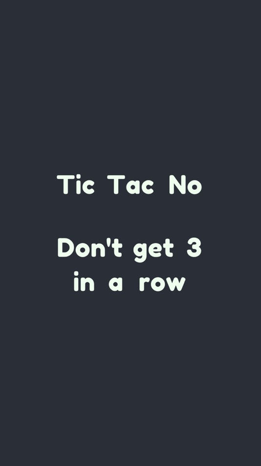 Tic-Tac-No - 1.1 - (iOS)