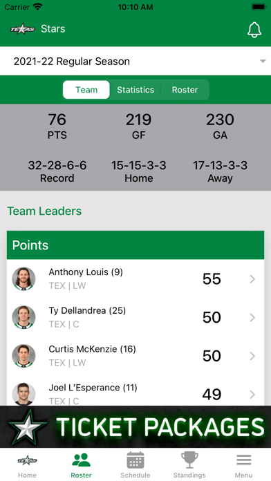 Texas Stars Screenshot