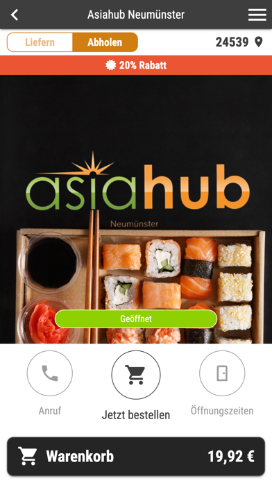 Asiahub Neumünster Screenshot