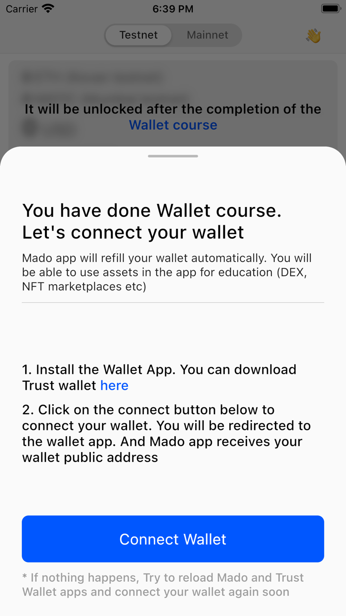 Mado NFT Feed, Crypto courses