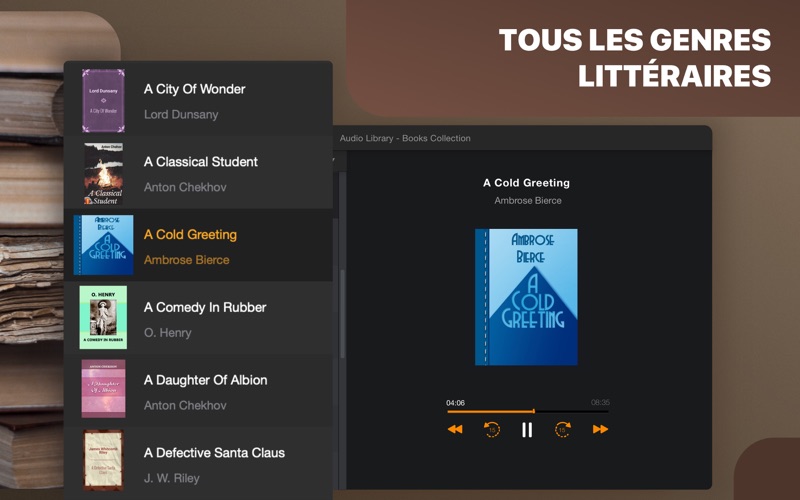 Screenshot #3 pour Bibliothèque de Livres Audio