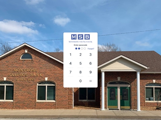 Montrose Savings Bank iPad screenshot 2 - Finance app