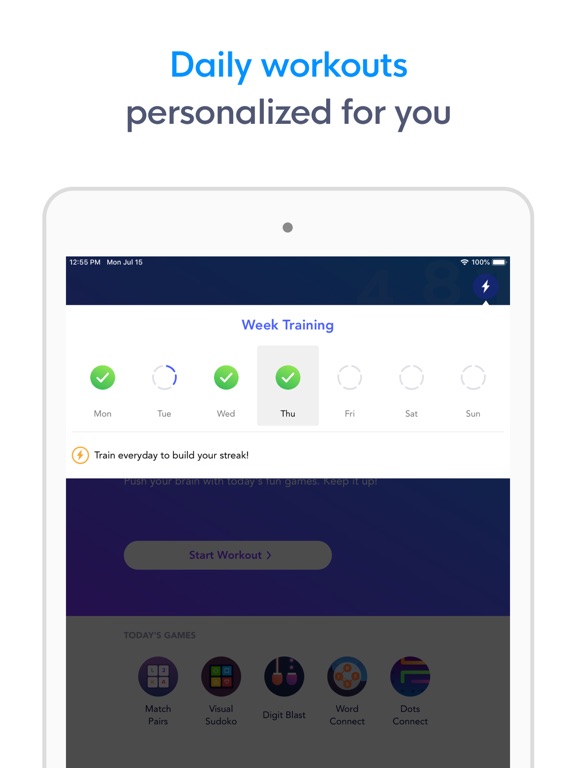 MindPal - Brain Training Games iPad screenshot 7 - Education app