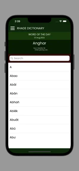 Game screenshot Rhade Dictionary apk