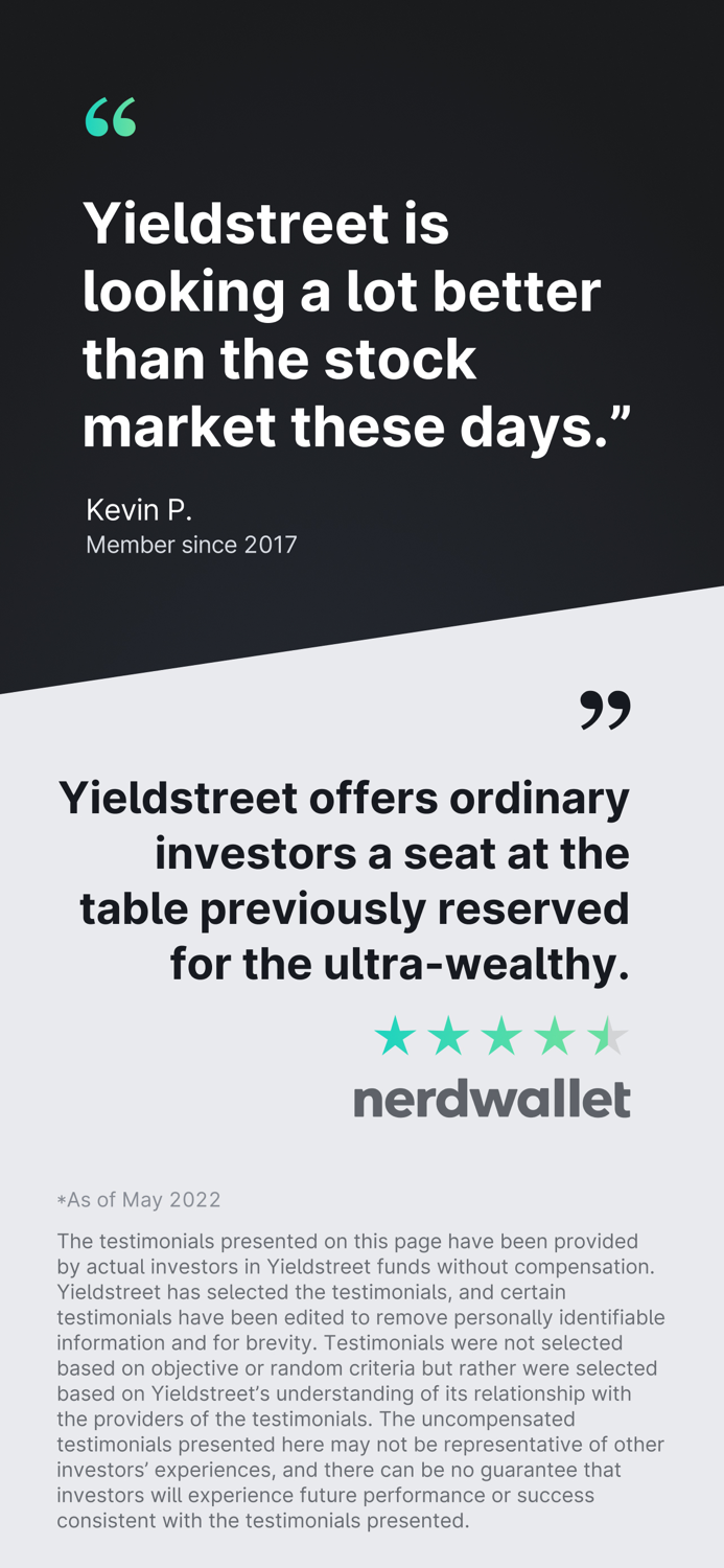 Yieldstreet - Alt Investments