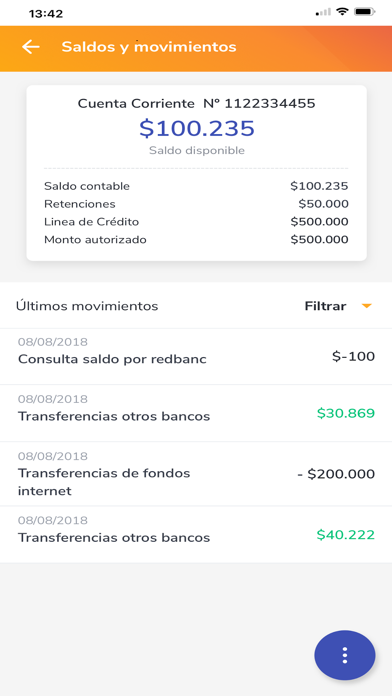 BancoEstado Screenshot