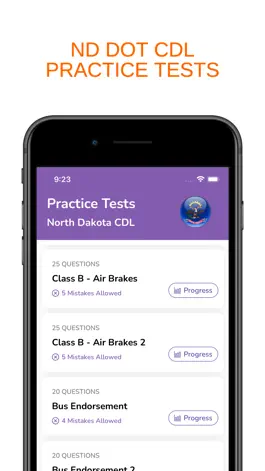 Game screenshot North Dakota CDL Permit Prep mod apk