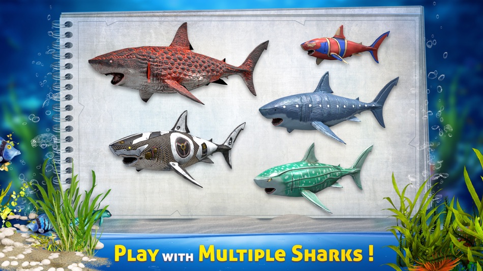 #6. Survival Underwater Shark Game (iOS) Bởi: Umar Dilawar