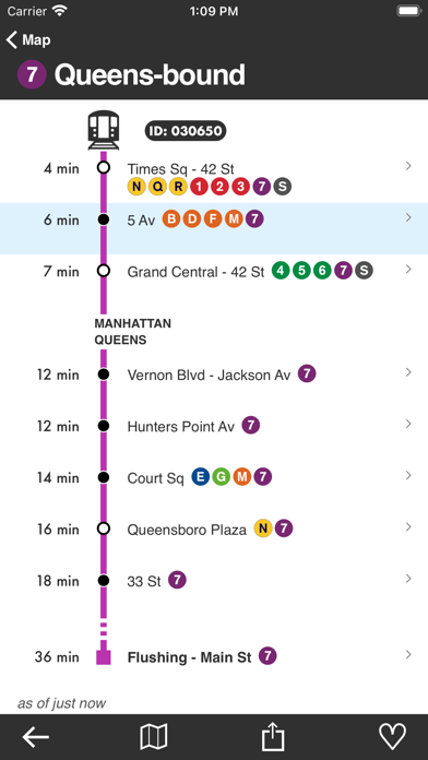 Screenshot #3 pour Underway: NYC Subway Transit