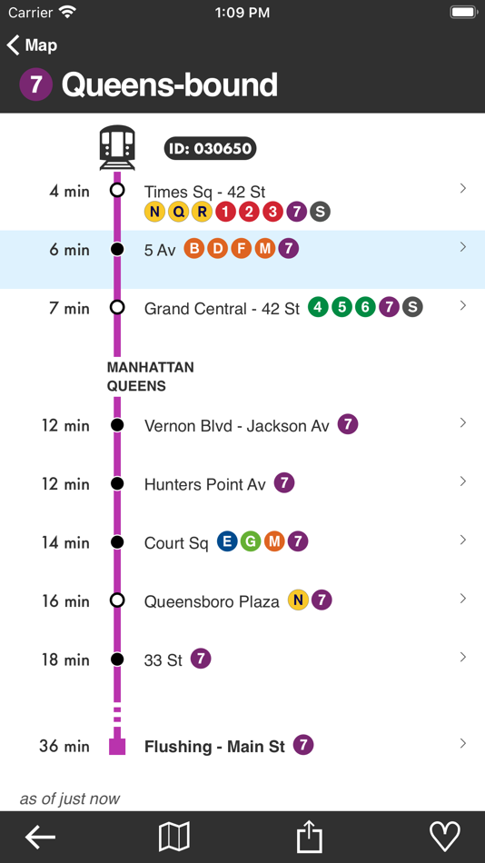 #3. Underway: NYC Subway Transit (iOS) 由: Sincere Labs NYC