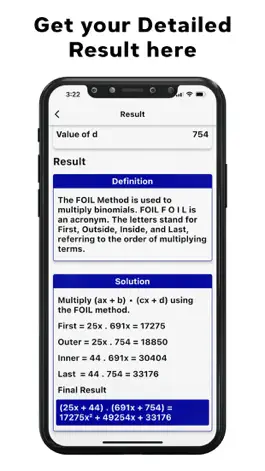 Game screenshot FOIL Binomials Calculator hack