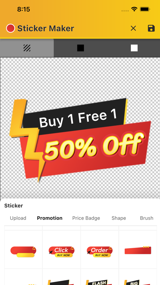 #2. Product Sticker Maker (iOS) 由: Chotika Towmontree