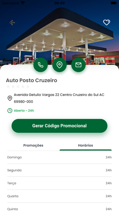 Rede de Postos Cruzeiro Screenshot