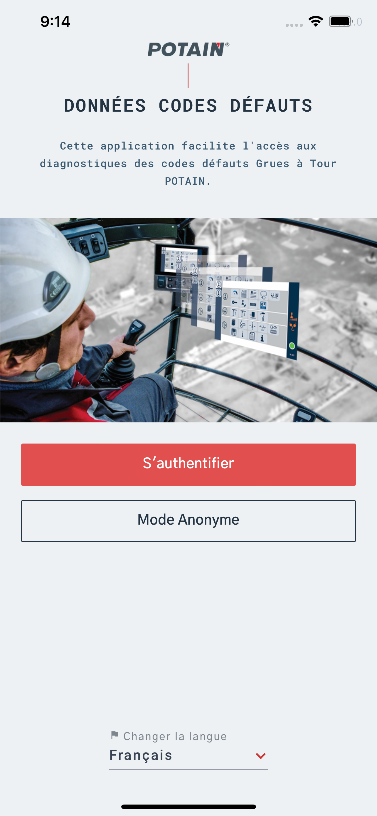 Potain Fault Codes
