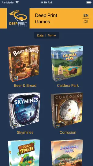 Captura de pantalla de Deep Print Games en iPhone 1