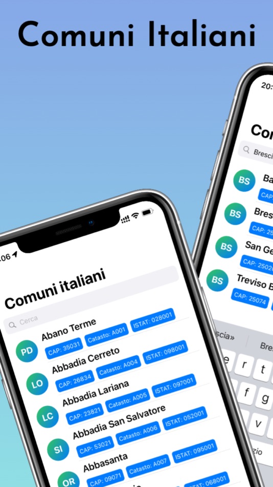 #1. Comuni ITA (iOS) By: Filippo Gatelli