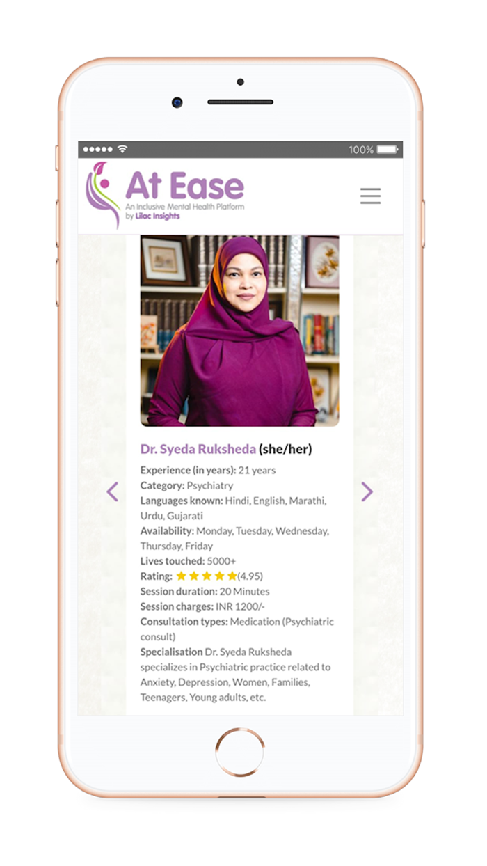 AtEase -Mental Health Platform