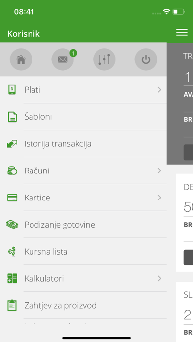 ATOS mBank Screenshot