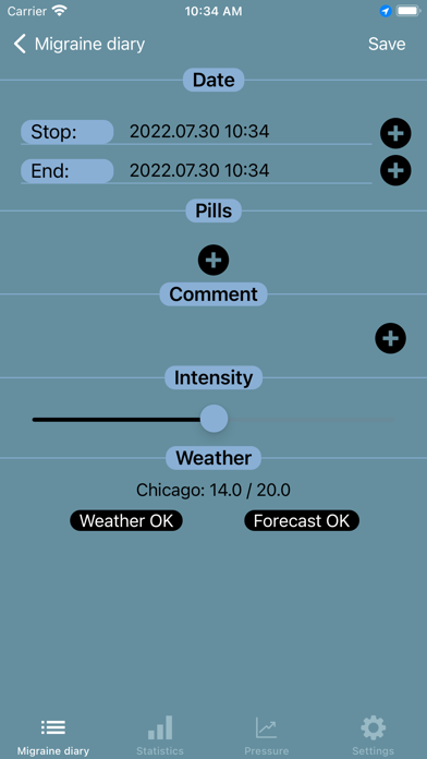 Migraine diary+のおすすめ画像2