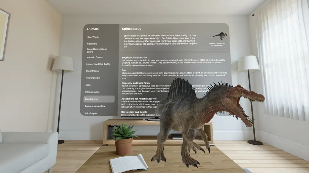 Screenshot #2 pour visionZoo: Spatial Animals