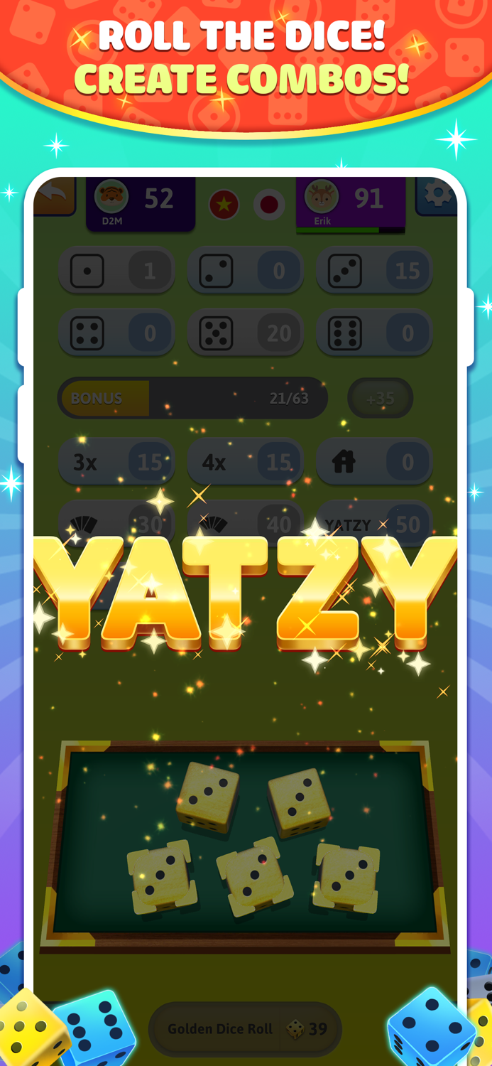 Yatzy Offline and Online