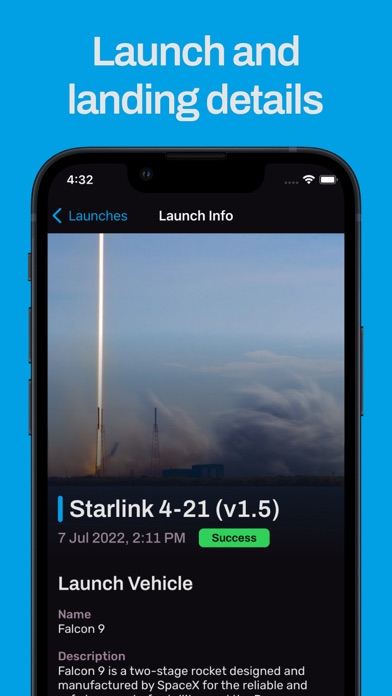 TrackX - for Rocket Launches Screenshot