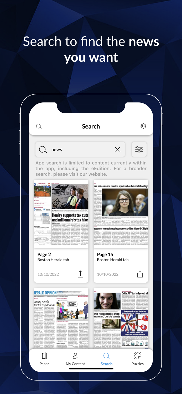 Boston Herald E-Edition