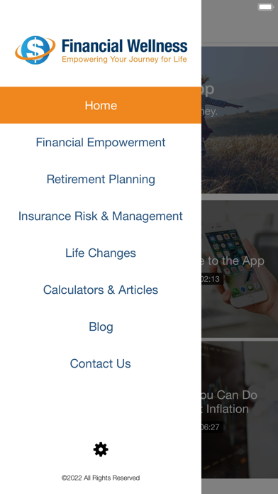 Financial Wellness Mobile Screenshot