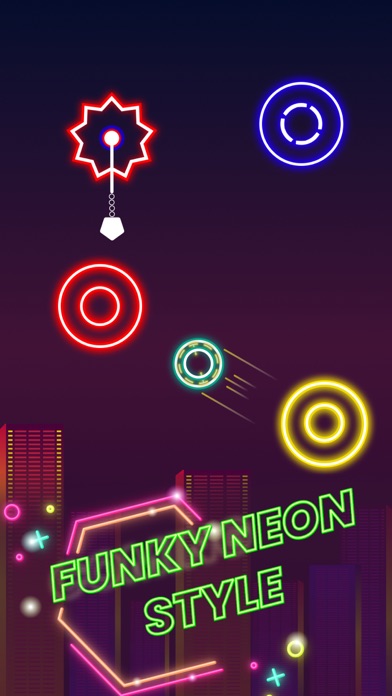 Neon Ball Hop – Aim and Shoot Screenshot