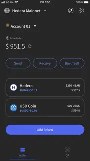 wallypto - blockchain wallet iphone screenshot 2