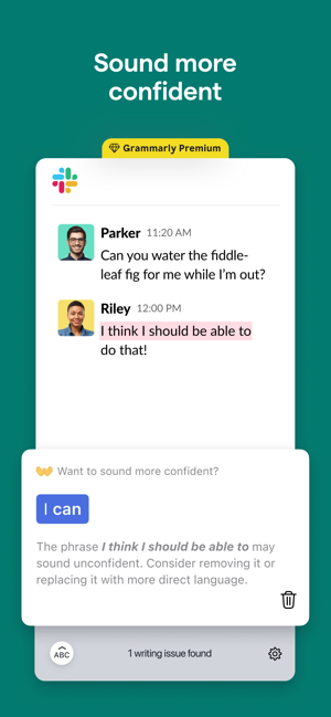 ‎Grammarly: AI Writing Keyboard Screenshot