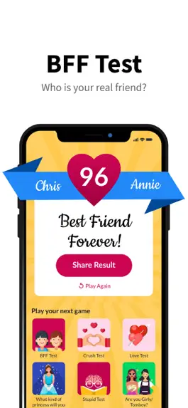 Game screenshot BFF Test: Best Friend Quiz mod apk