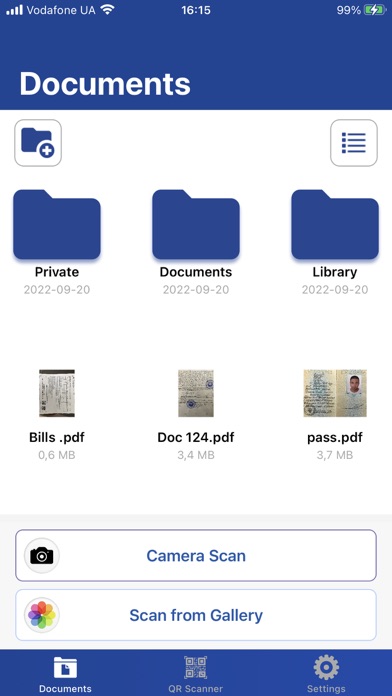 Screenshot #1 pour Scanner App Pro - Scan & PDF