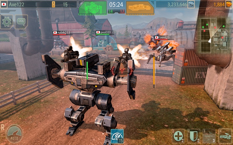 Screenshot #1 pour WWR: Jeu de Guerre Robot PvP