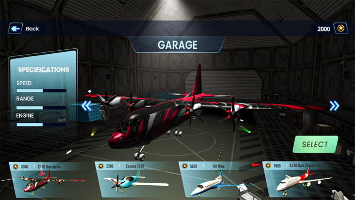 Plane Flight Simulator game