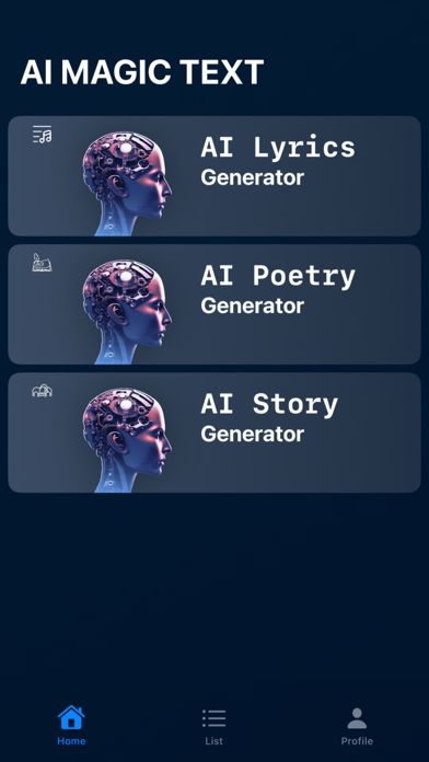 Screenshot 2 of AI Magic Text App