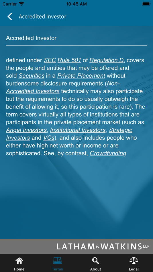 #3. The Book of Jargon® - EC (iOS) By: Latham & Watkins LLP