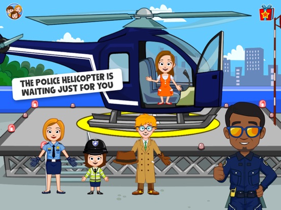 My Town Police game - Be a Cop iPad screenshot 4 - Education app