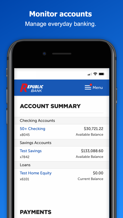 My Republic Bank Screenshot