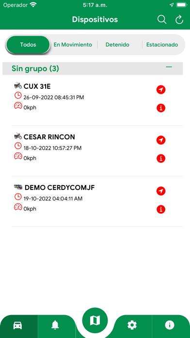 CERDYCOMJF GPS Screenshot