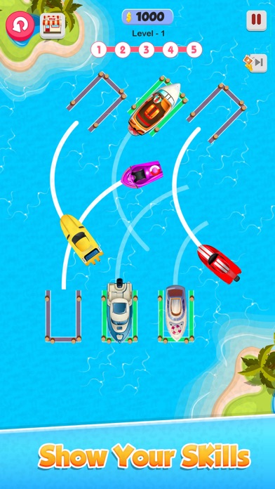 ボート駐車場: 交通脱出自動車教習所ゲームのおすすめ画像1