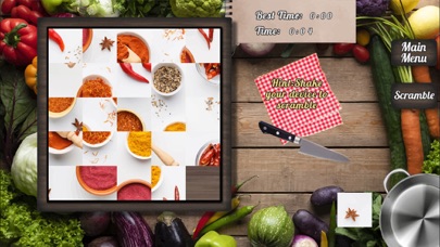 Famous Sliding Puzzle: Food Screenshot
