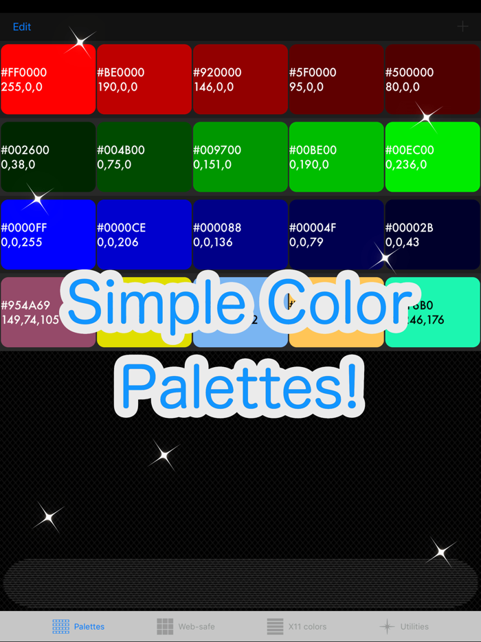 RGB palette - Check Colors