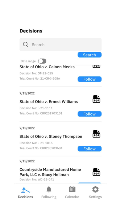 Ohio 6th Dist Court of Appeals Screenshot