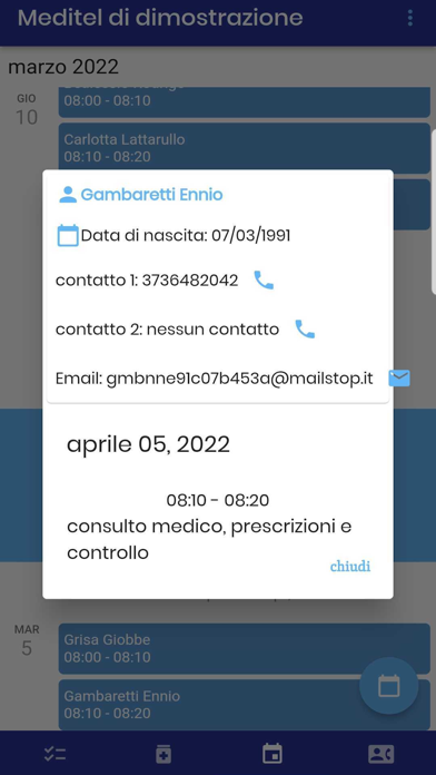 Meditel Agenda Medica Screenshot
