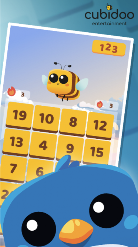 #1. Cubimals: Number Bash! (iOS) By: Cubidoo Entertainment UG